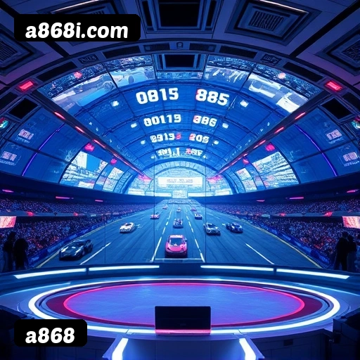 Números do app a868 em material de marketing — ilustração, não auditoria